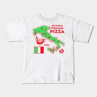 Delicious Italian Pizza Kids T-Shirt